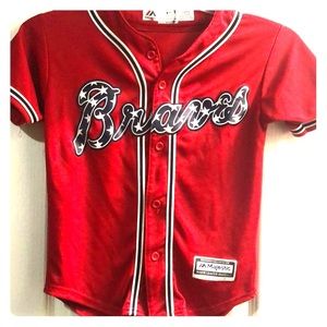 ATLANTA BRAVES jersey size 8